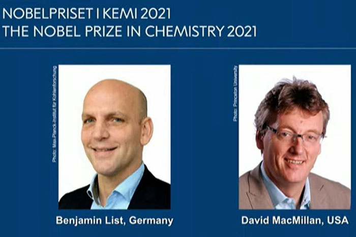 Nobel Hóa học 2021 vinh danh nghiên cứu phát triển chất hữu cơ bất đối xứng làm xúc tác