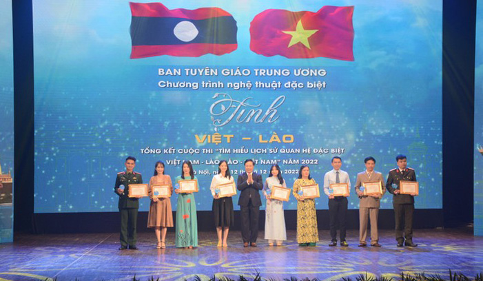 Tổng kết cuộc thi ''Tìm hiểu lịch sử quan hệ đặc biệt Việt Nam - Lào, Lào - Việt Nam'' năm 2022