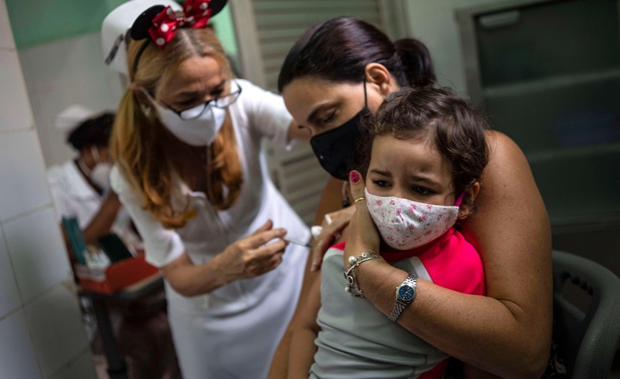Cuba tái khẳng định hiệu quả chiến dịch tiêm vắc xin cho trẻ em