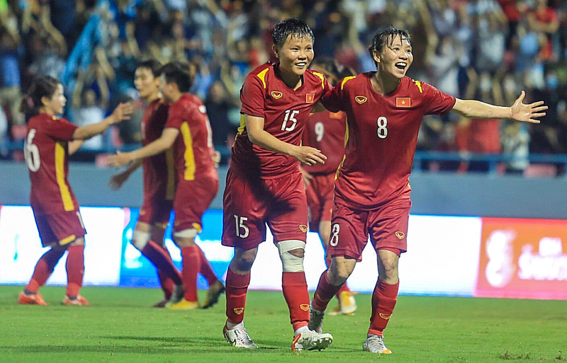Đội tuyển nữ Việt Nam thắng 2-1 trước Philippines trong ngày ra quân SEA Games 31