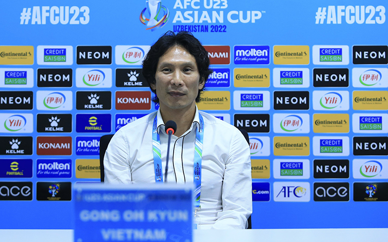 Huấn luyện viên Gong Oh Kyun tin tưởng các cầu thủ U23 Việt Nam sẽ trưởng thành hơn sau giải châu Á