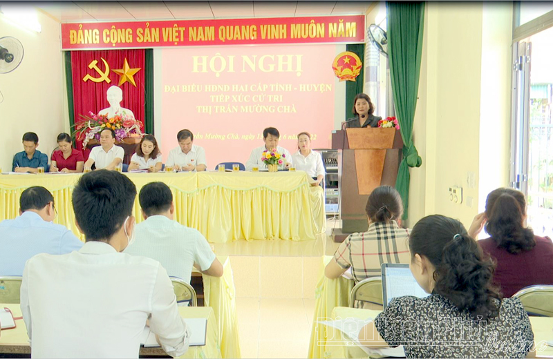 Đại biểu HĐND 2 cấp tiếp xúc cử tri huyện Mường Chà