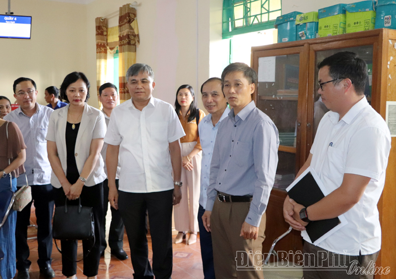 Thứ trưởng Bộ Tư pháp kiểm tra thực hiện Đề án 06 tại Điện Biên
