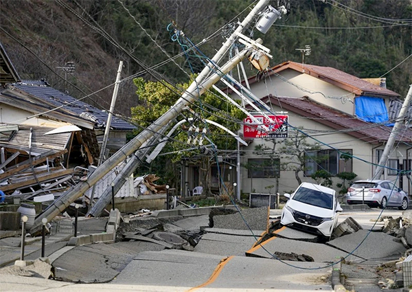 Cảnh báo về các nguy cơ thứ cấp sau thảm họa động đất ở Nhật Bản