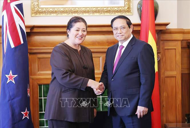 Thủ tướng Phạm Minh Chính hội kiến Toàn quyền New Zealand