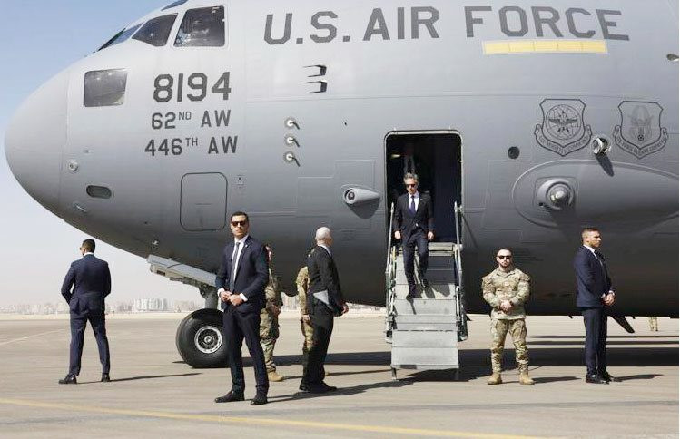 Ngoại trưởng Mỹ sẽ dừng chân ở Israel trong chuyến công du Trung Đông