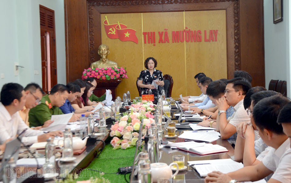 Đoàn ĐBQH tỉnh Giám sát chuyên đề tại thị xã Mường Lay