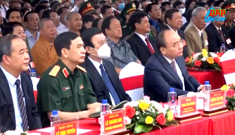 Chủ tịch nước dự khánh thành Đền thờ liệt sĩ tại Chiến trường Điện Biên Phủ