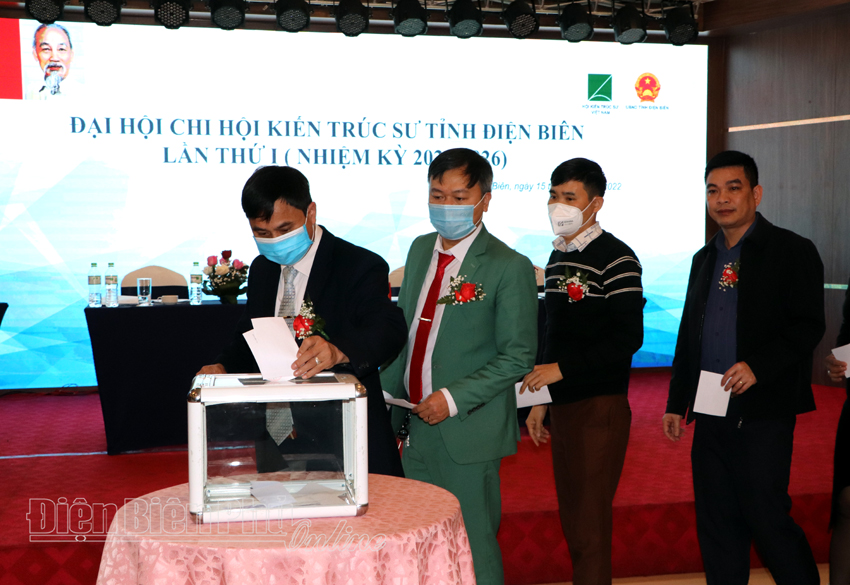 Đại hội Chi hội Kiến trúc sư tỉnh Điện Biên lần thứ nhất, nhiệm kỳ 2021 - 2026
