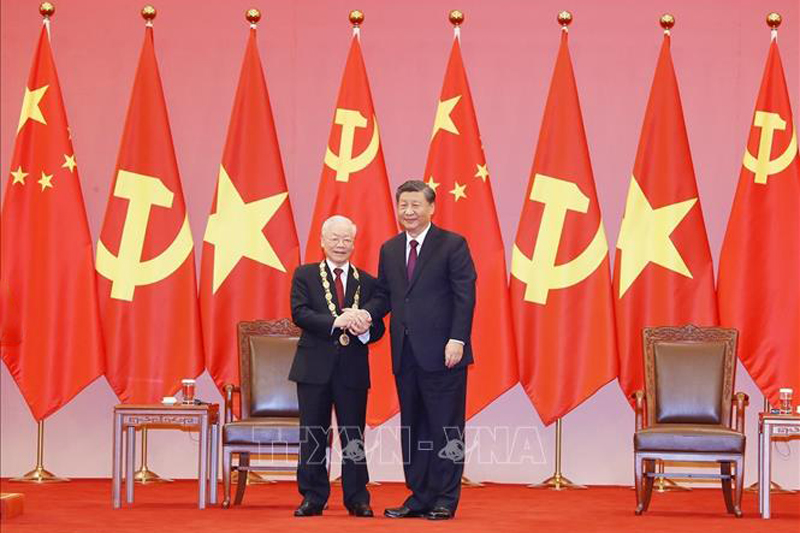 Tổng Bí thư Nguyễn Phú Trọng nhận Huân chương Hữu nghị của nước CHND Trung Hoa