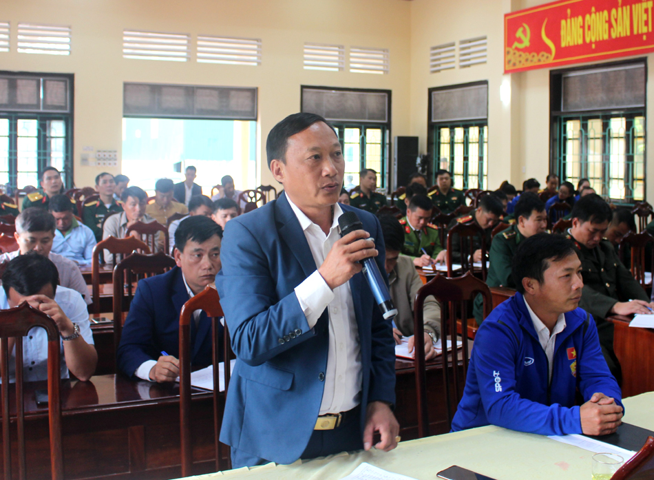 Đoàn Đại biểu Quốc hội tỉnh tiếp xúc cử tri huyện Nậm Pồ