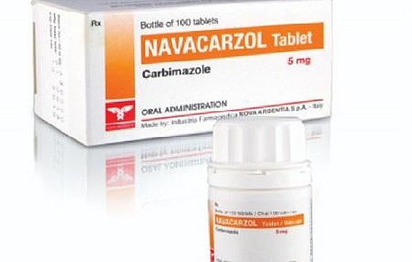 Thu hồi giấy đăng ký lưu hành thuốc Navacarzol điều trị rối loạn tuyến giáp
