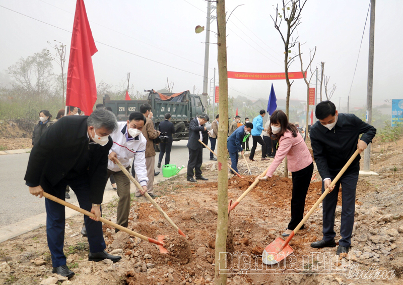 Huyện Điện Biên phát động Tết trồng cây năm 2022