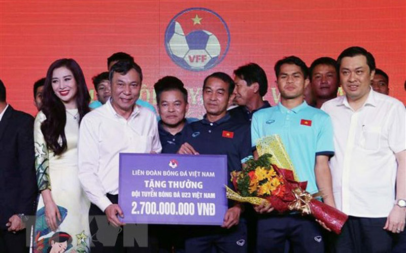VFF tổ chức gặp mặt, chúc mừng đội U23 Việt Nam