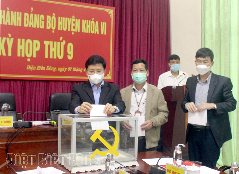  Huyện Điện Biên Đông tổ chức các hội nghị thực hiện quy trình công tác cán bộ