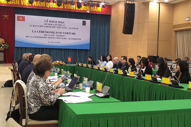 Khai mạc Kỳ họp lần thứ 12 Ủy ban Liên Chính phủ Việt Nam-Algeria