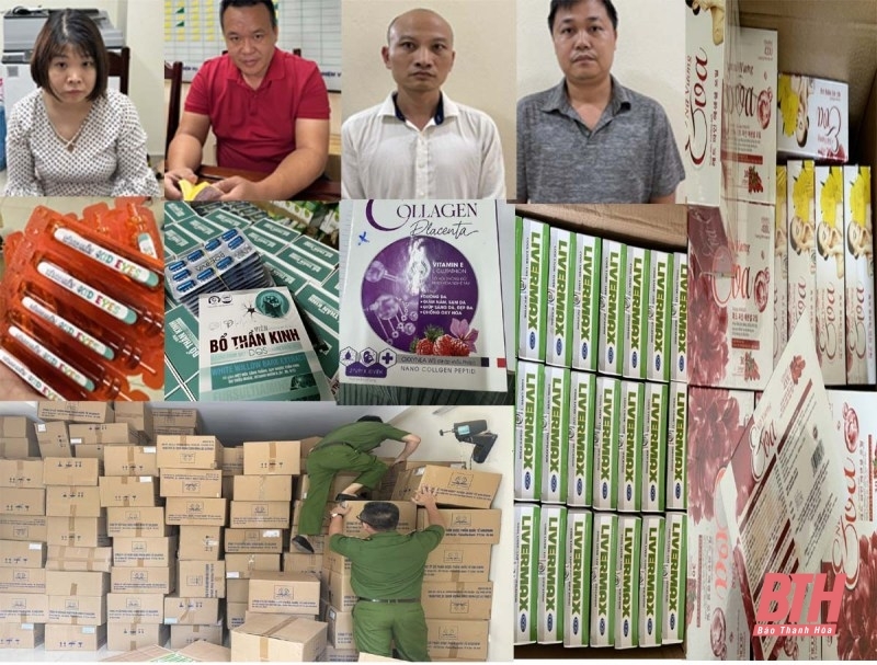 Phát hiện đường dây sản xuất thực phẩm chức năng giả tại Thanh Hóa