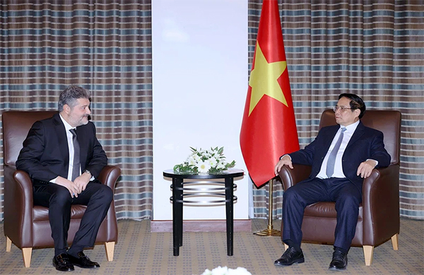 Thủ tướng Phạm Minh Chính tiếp lãnh đạo các tập đoàn kinh tế hàng đầu Thổ Nhĩ Kỳ