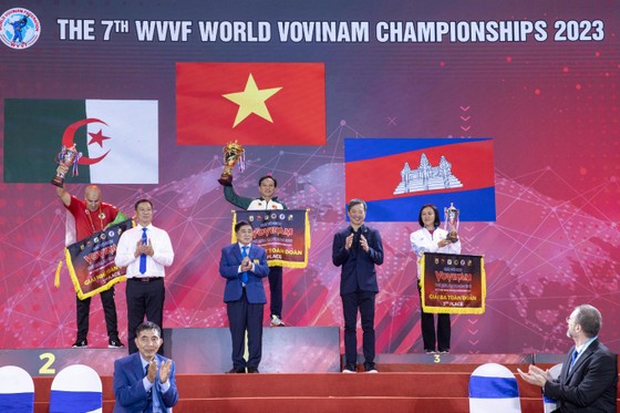 Kết thúc giải vô địch Vovinam thế giới lần VII năm 2023: Chủ nhà Việt Nam nhất toàn đoàn