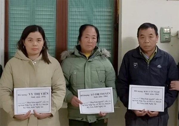 Nghệ An bắt giữ 3 đối tượng trong đường dây tội phạm mua người