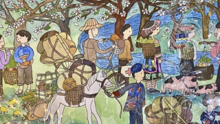 Hơn 422.000 tác phẩm dự thi vẽ tranh kỷ niệm 70 năm chiến thắng Điện Biên Phủ